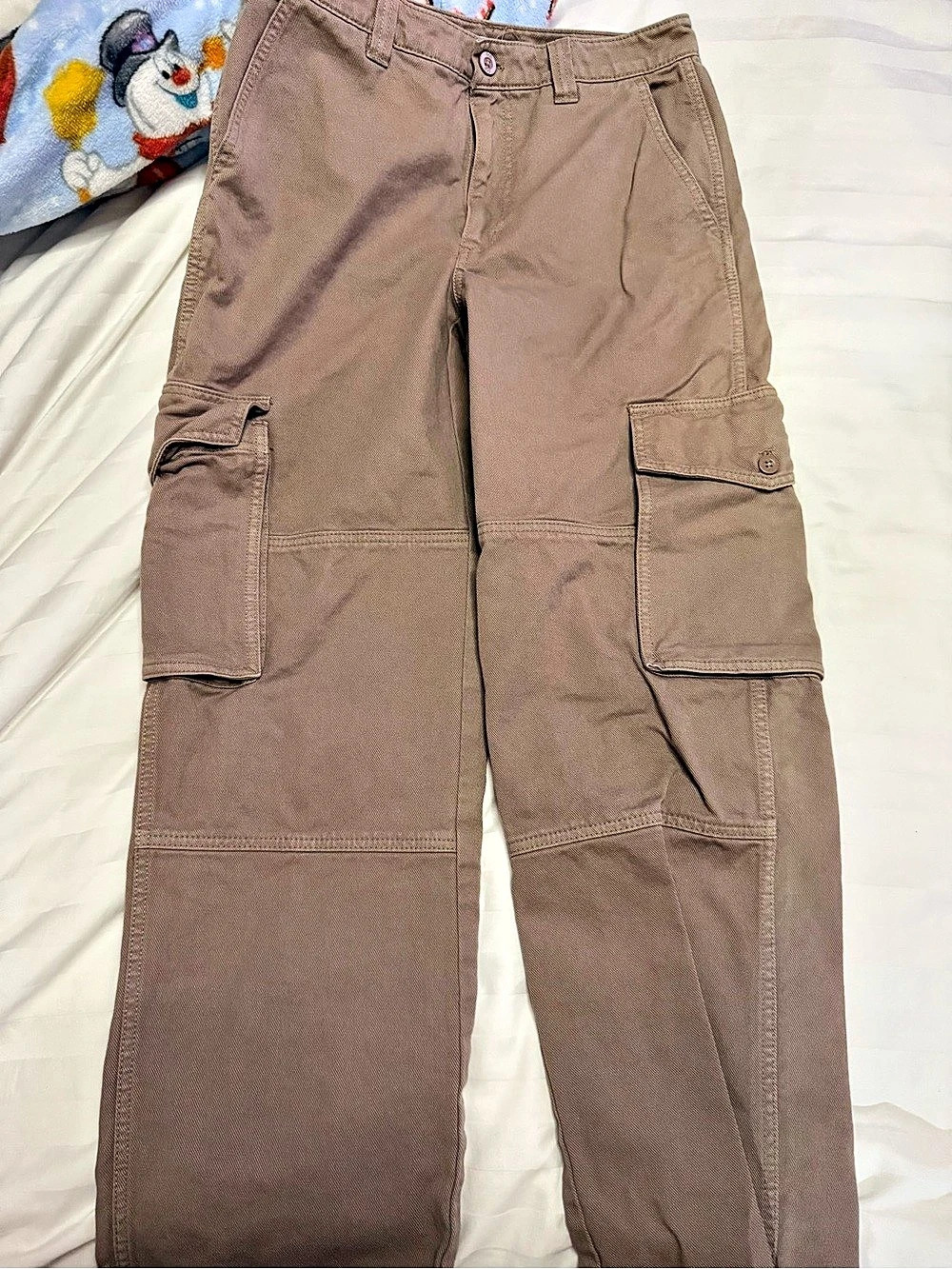 Tna Cargo Pants in Brown Size 8